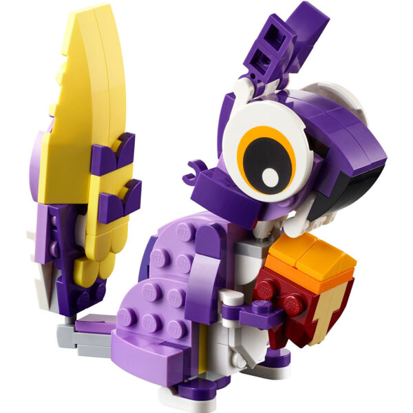 LEGO 31125 Creator Criaturas Fantásticas del Bosque, Juego de Construcción 3  en 1: Conejo, Ardilla y Búho, Set de Animales de Juguete para Niños :  : Juguetes y juegos